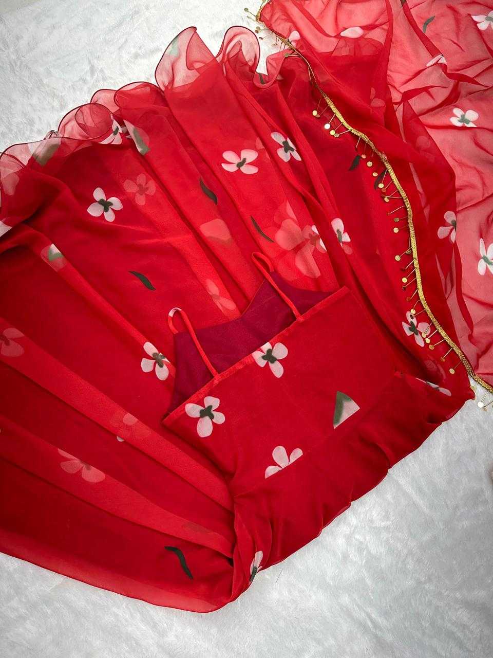 Organza Anarkali Gown