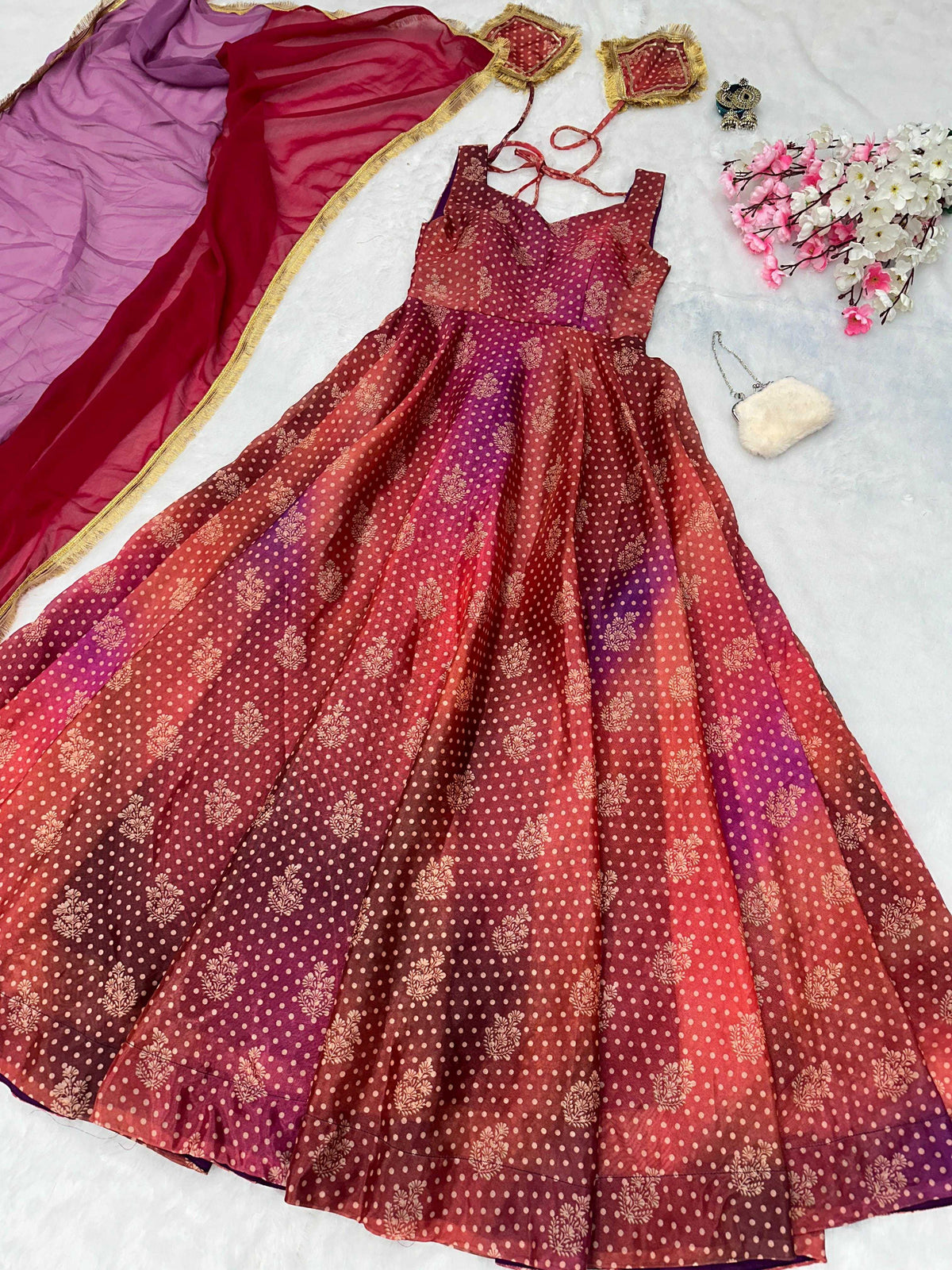 Jimmy Choo Printed Gown