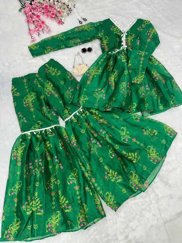 Organza Silk Party Wear Kurti
