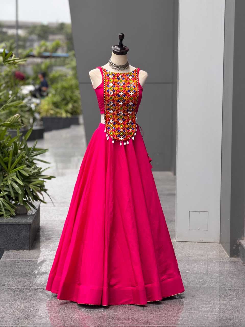 Heavy Roman Silk Designer Lehenga 350