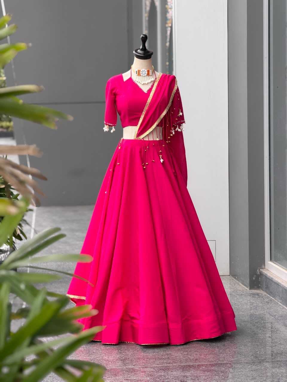 Heavy Roman Silk Designer Lehenga 351
