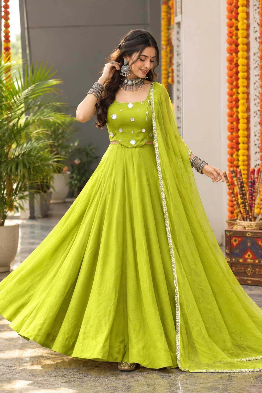 Cotton Designer Lehenga Choli 352
