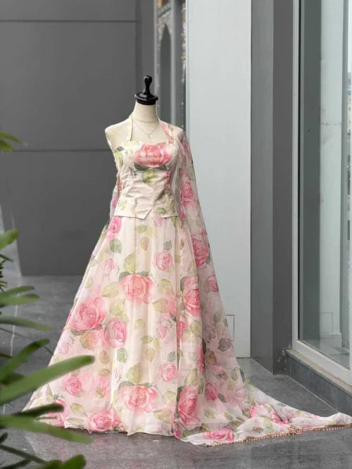 Organza Designer Lehenga 355