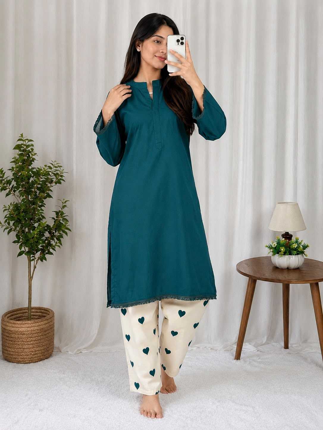 Rayon Cotton Suit