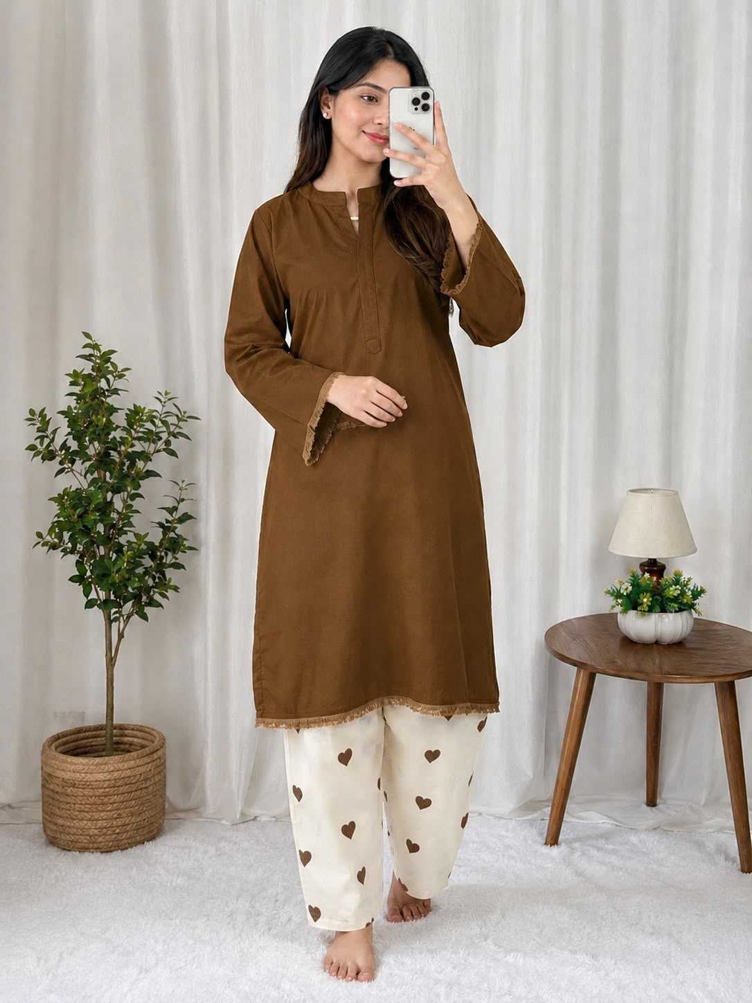 Rayon Cotton Suit