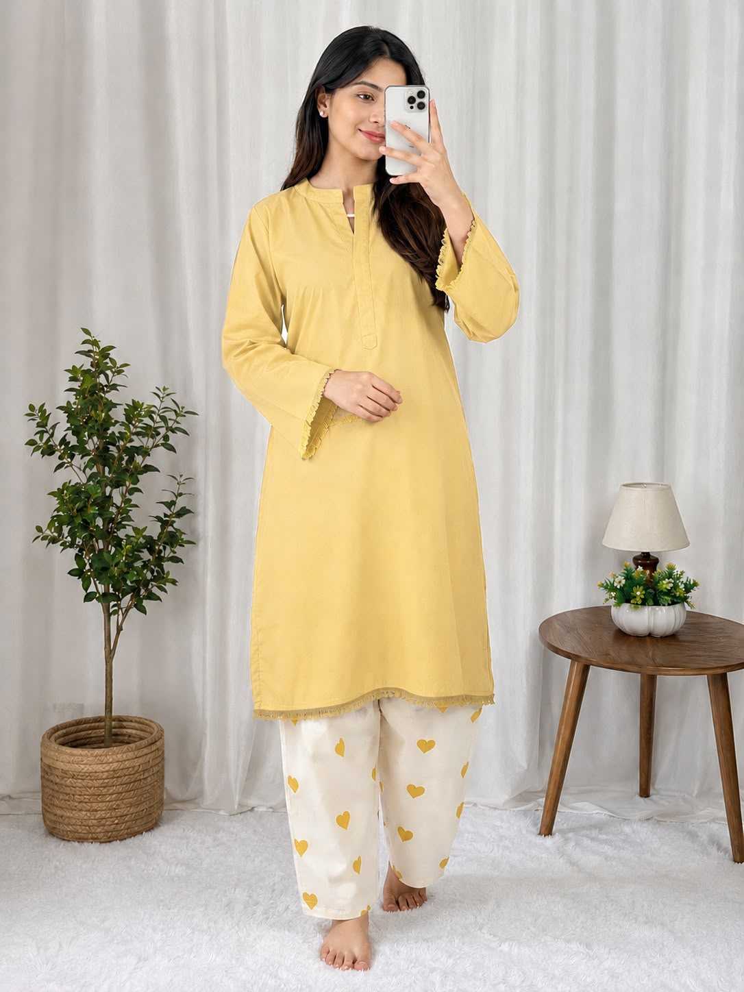 Rayon Cotton Suit