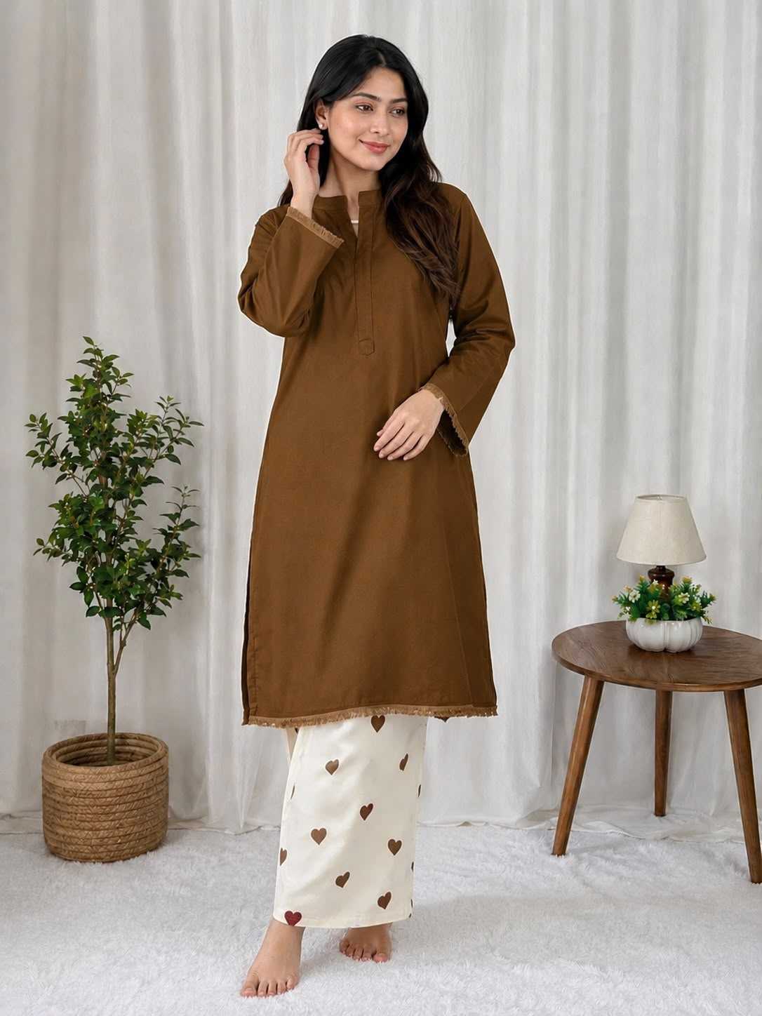 Rayon Cotton Suit