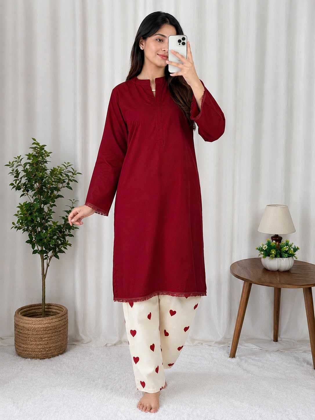 Rayon Cotton Suit