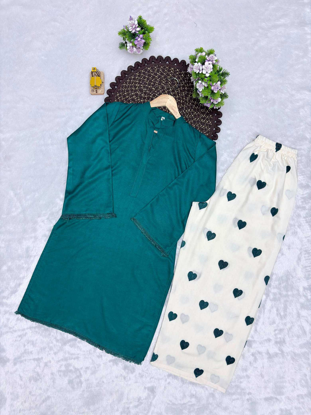 Rayon Cotton Suit