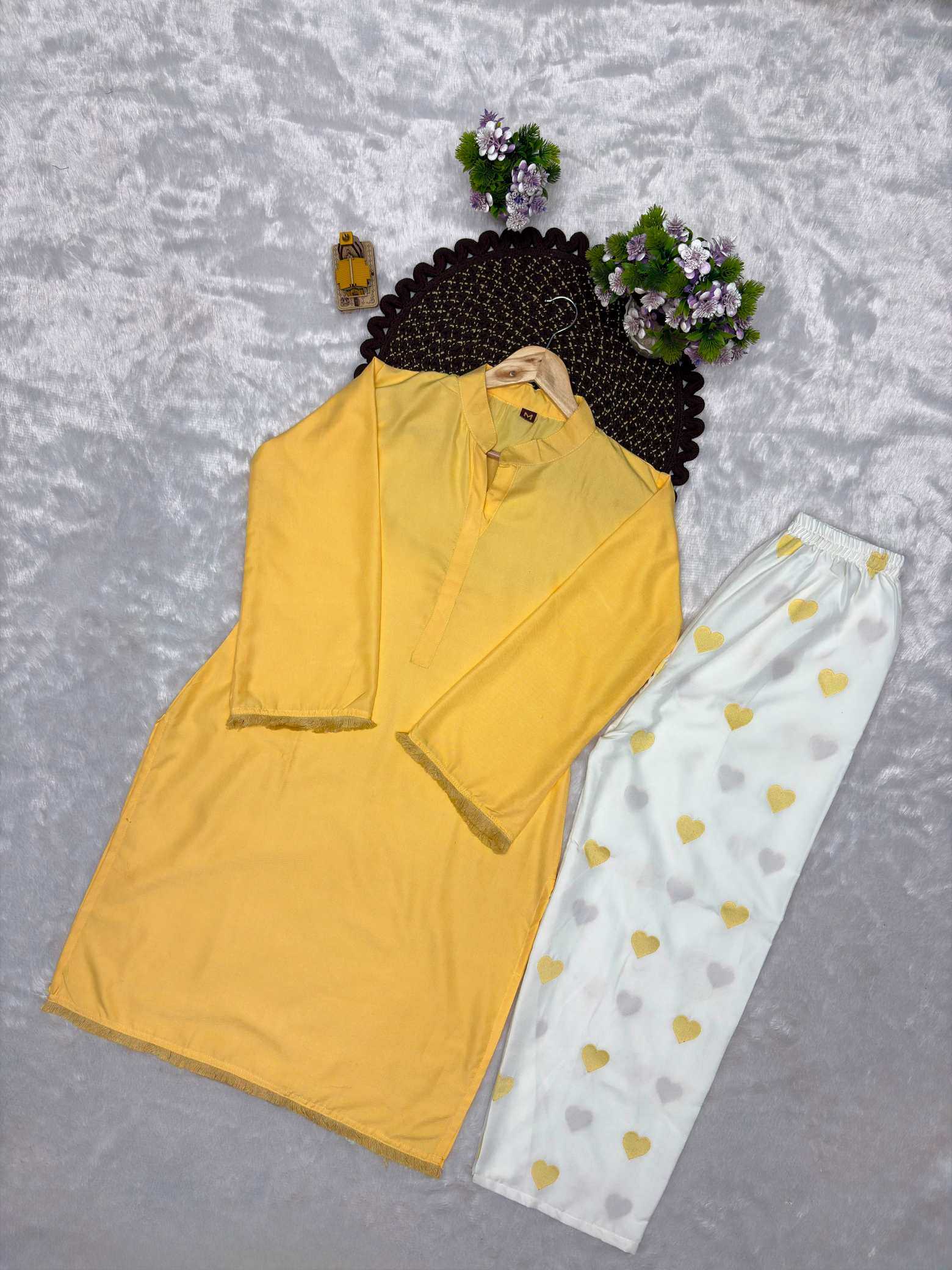 Rayon Cotton Suit