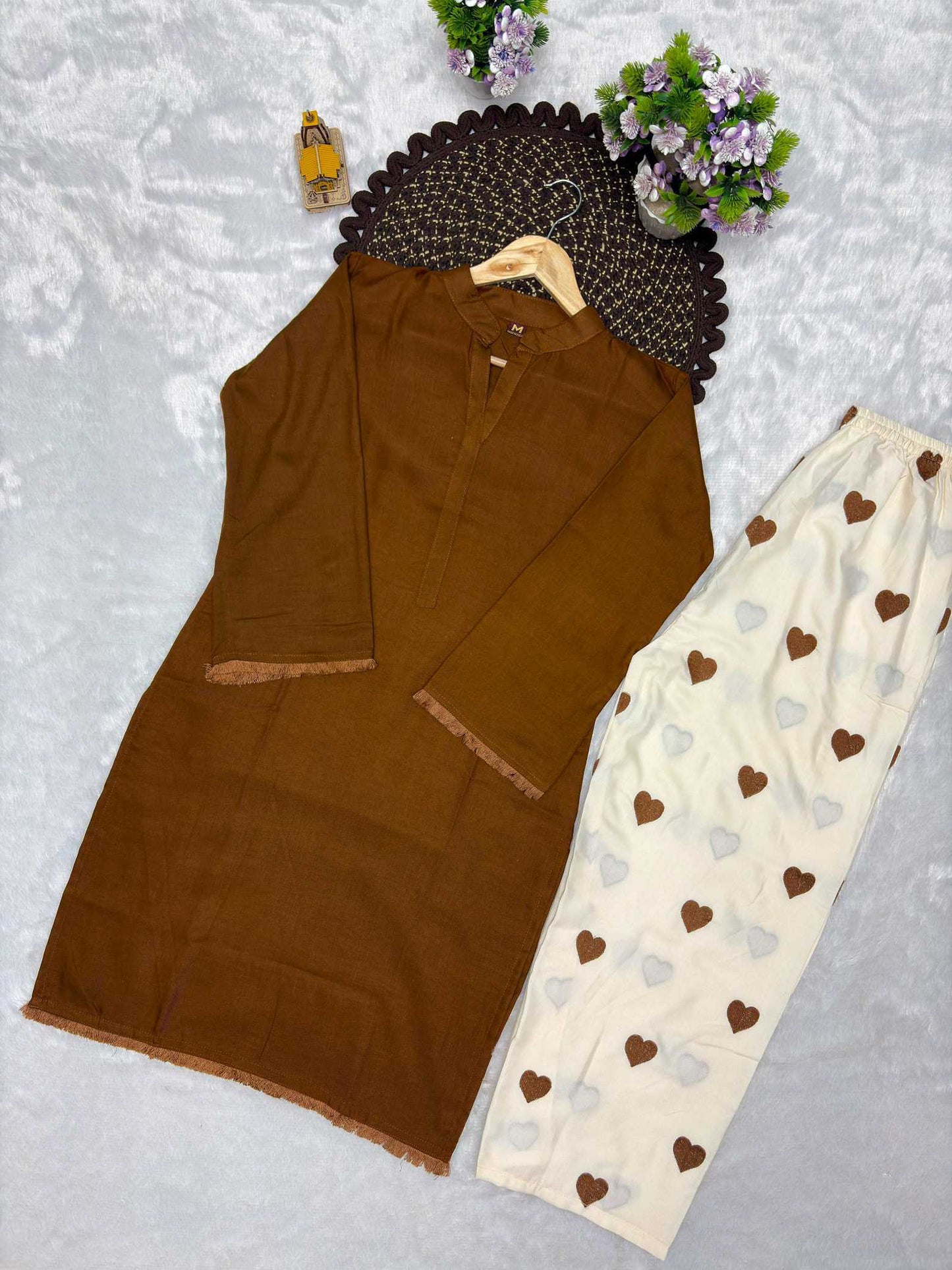 Rayon Cotton Suit