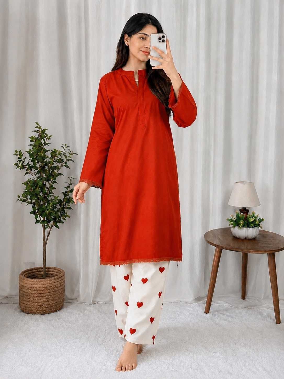 Rayon Cotton Suit