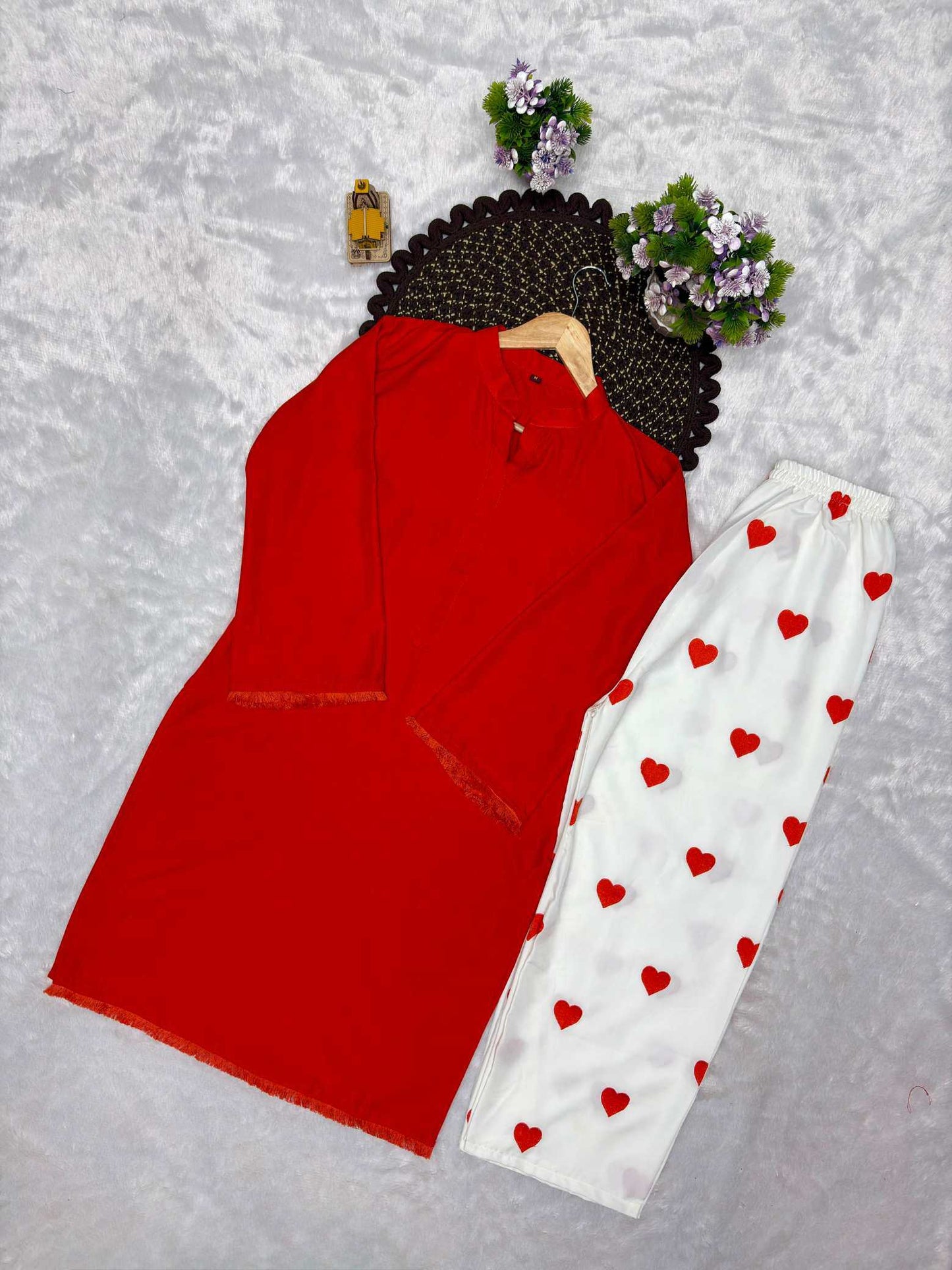Rayon Cotton Suit