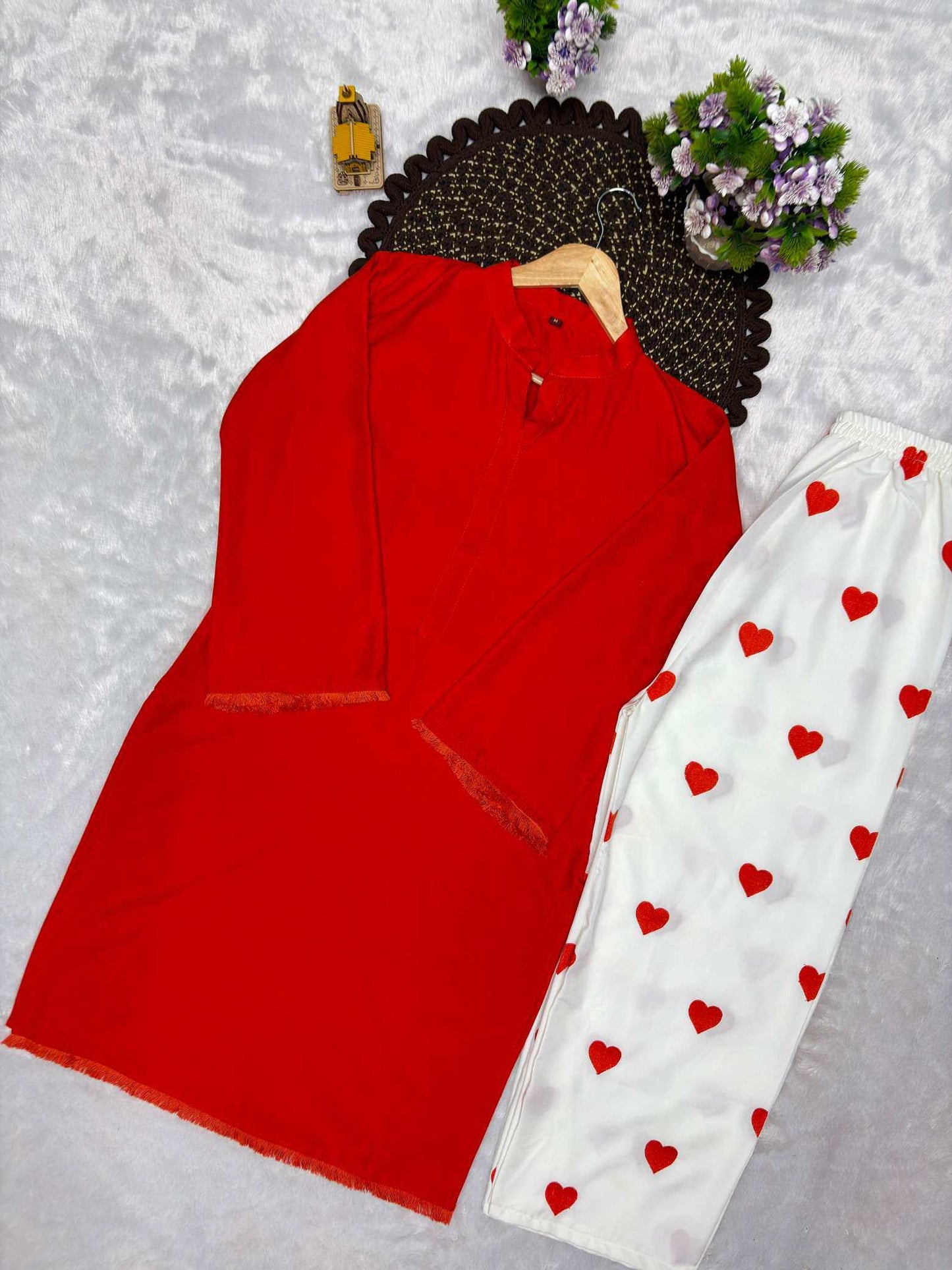 Rayon Cotton Suit