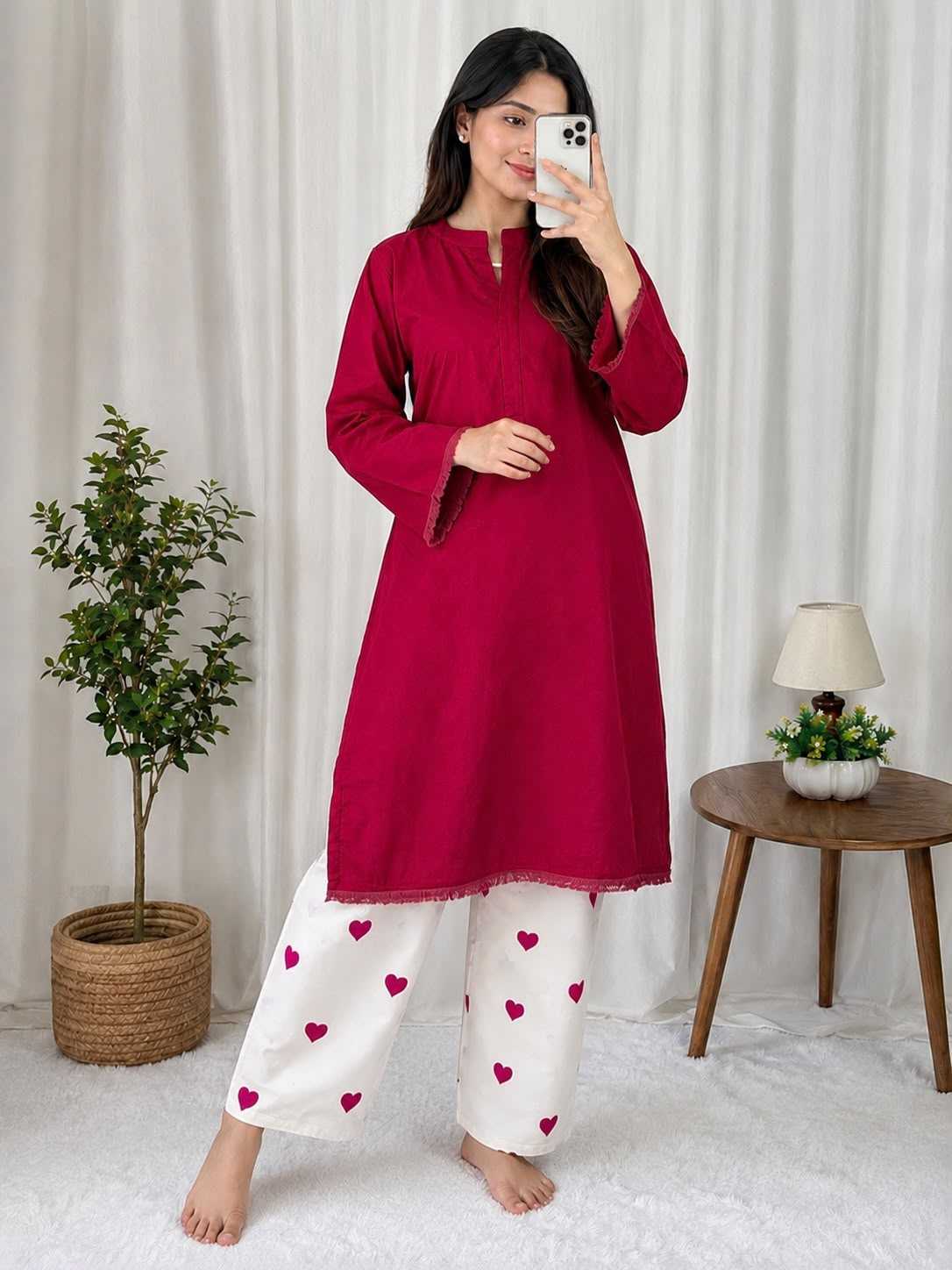 Rayon Cotton Suit