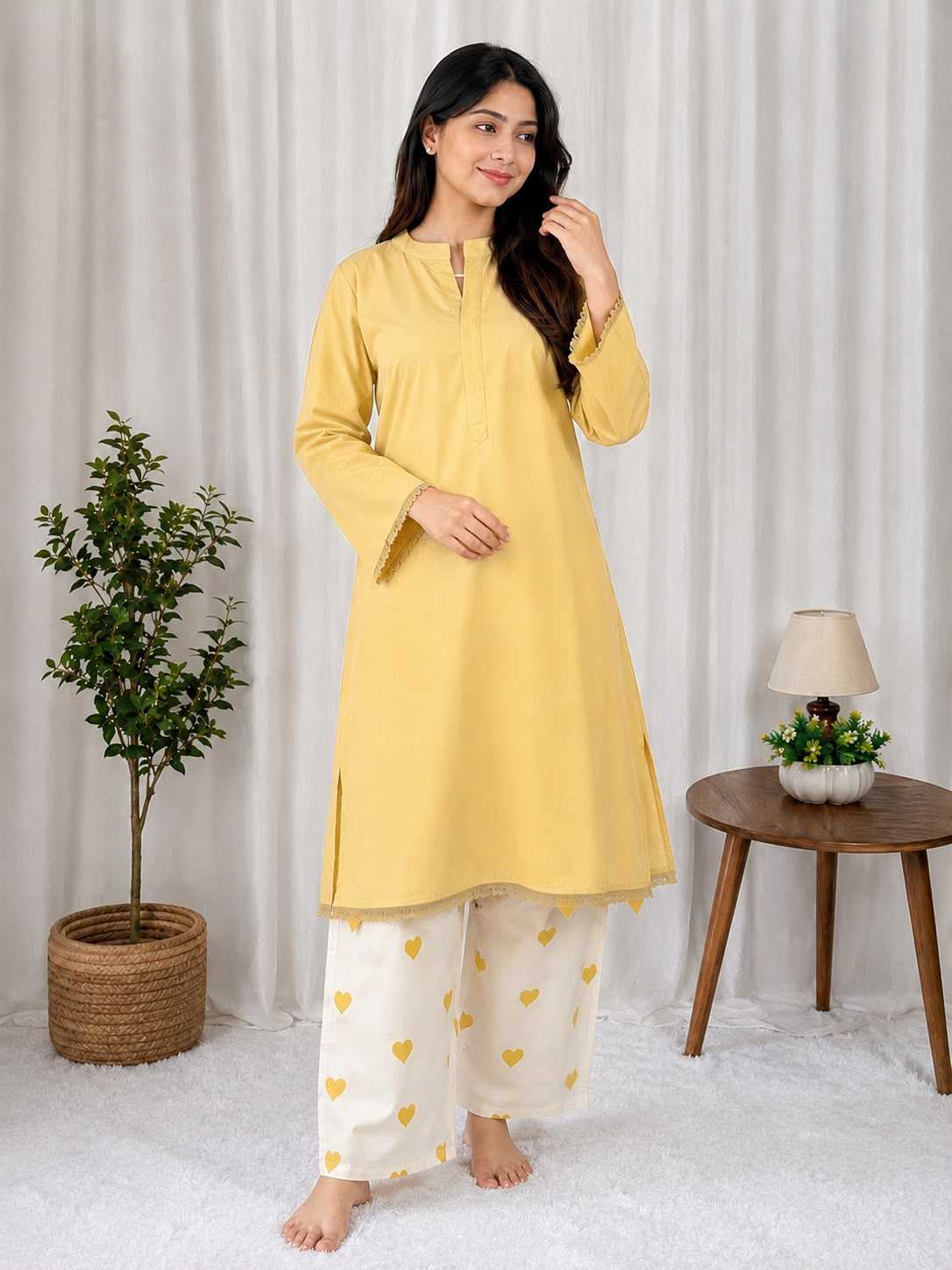 Rayon Cotton Suit