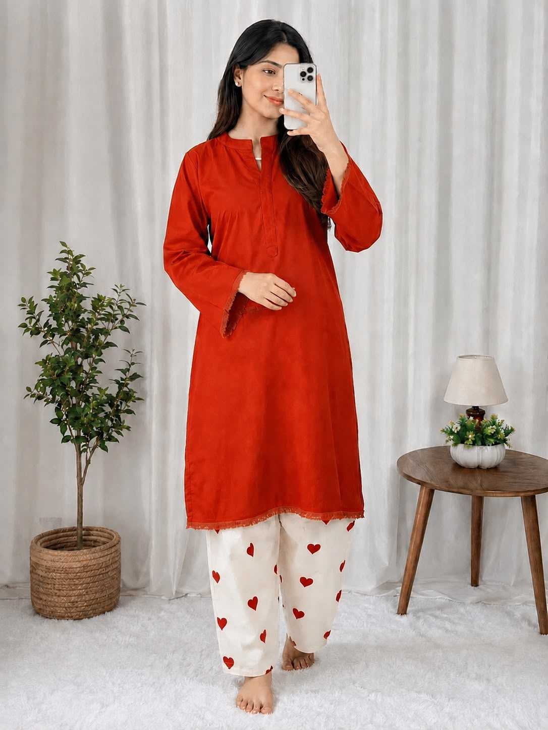 Rayon Cotton Suit