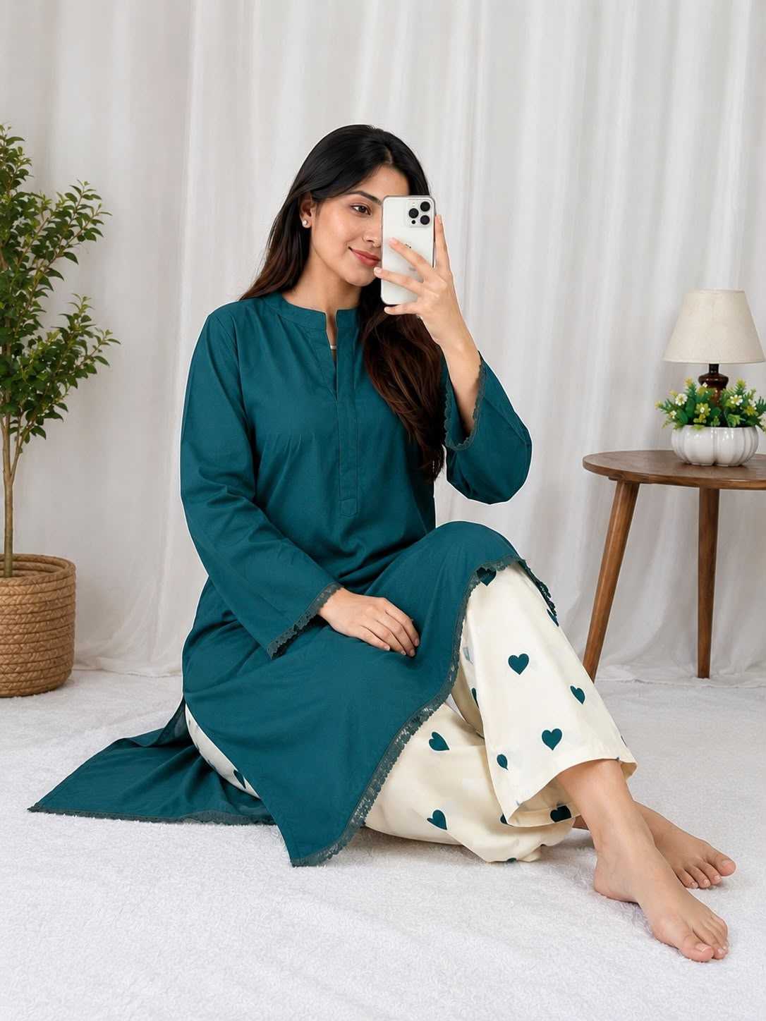 Rayon Cotton Suit