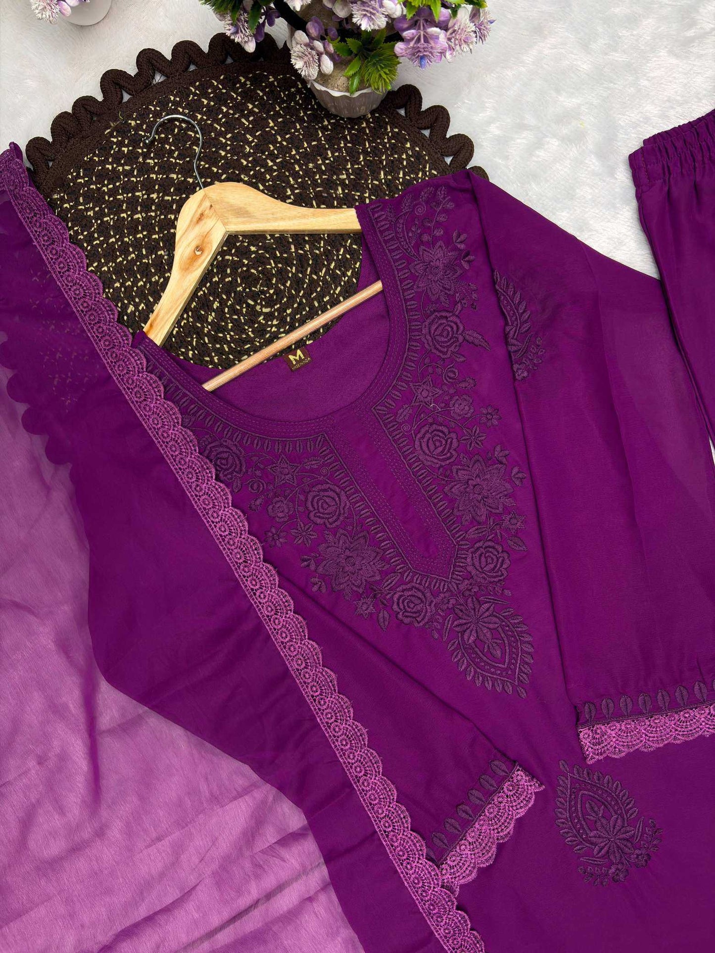 Embroidery Suit