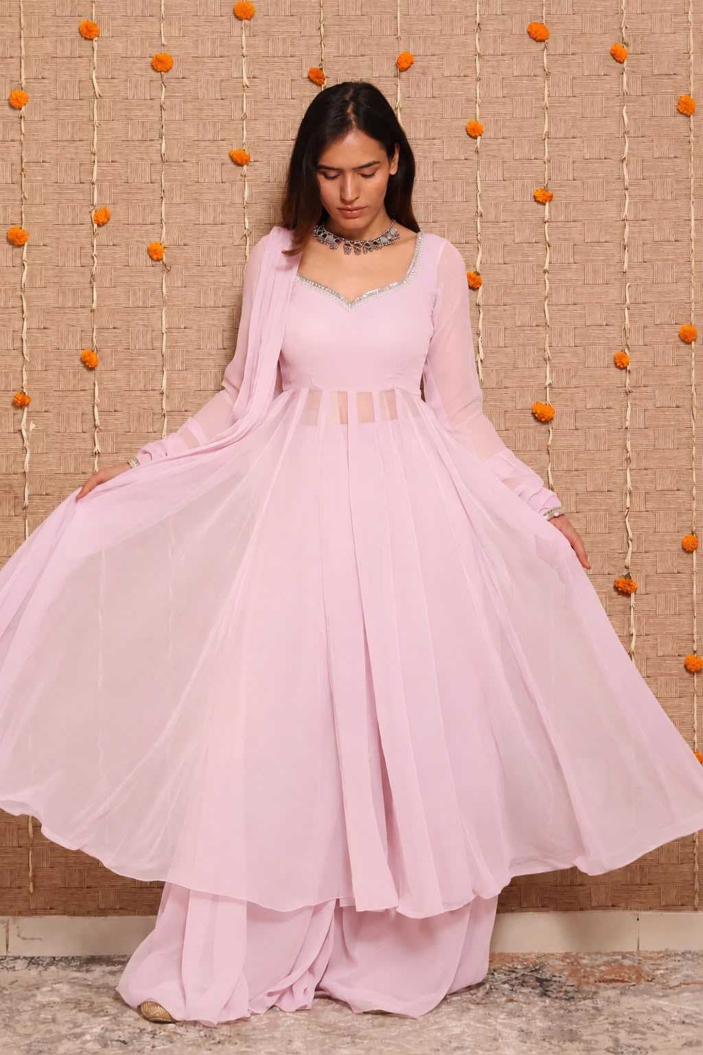 Georgette Party Gown