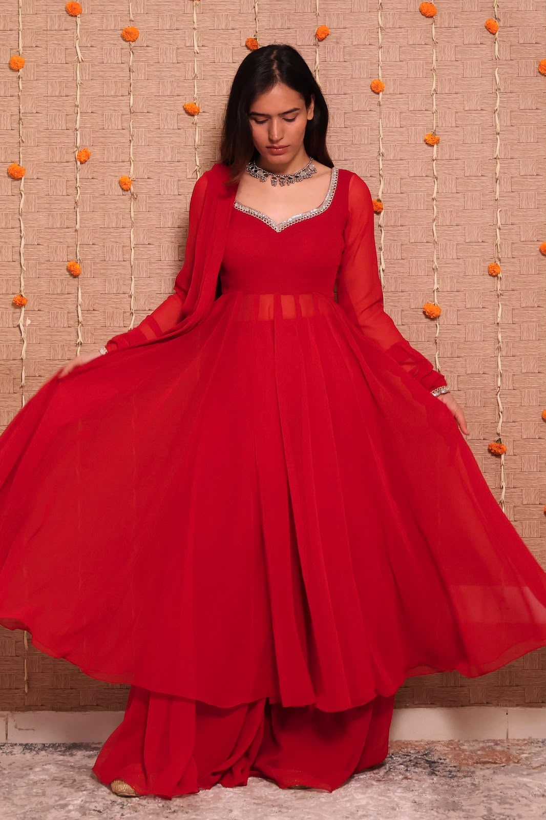 Georgette Party Gown