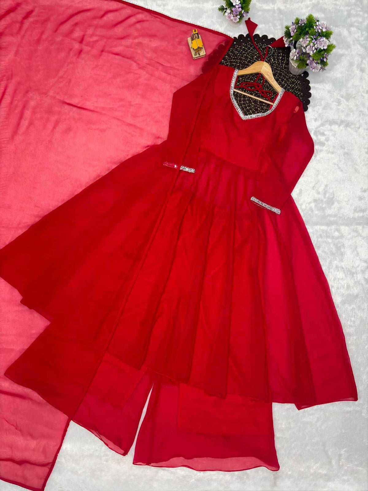 Georgette Party Gown