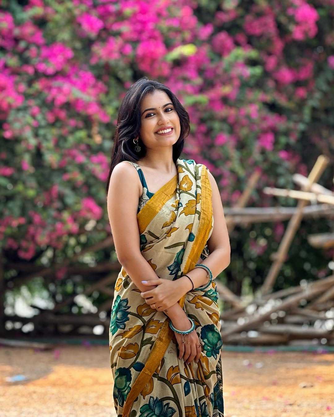 Linen Designer Saree