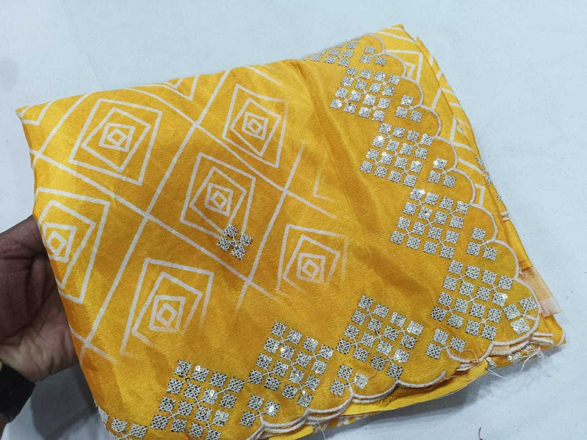 Chinon Silk Fancy Saree