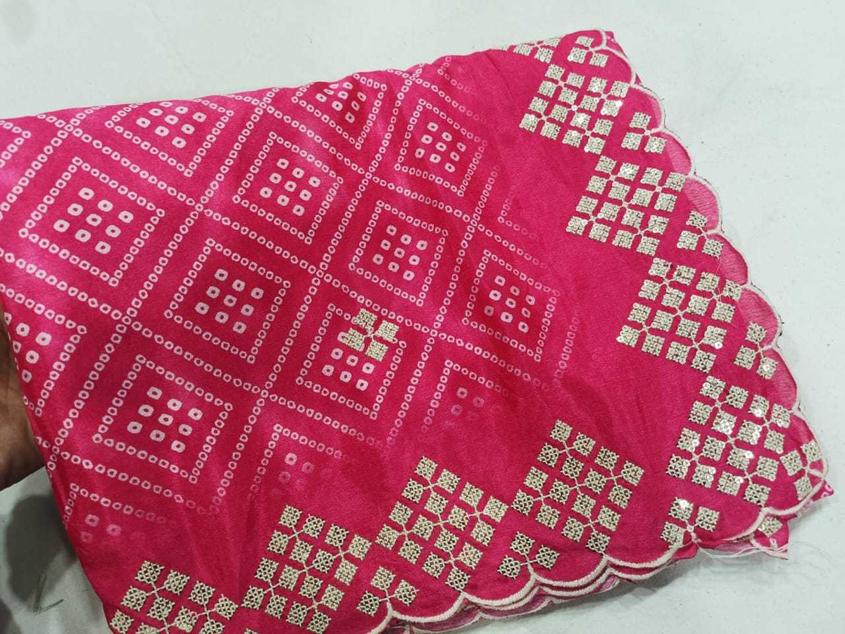 Chinon Silk Fancy Saree