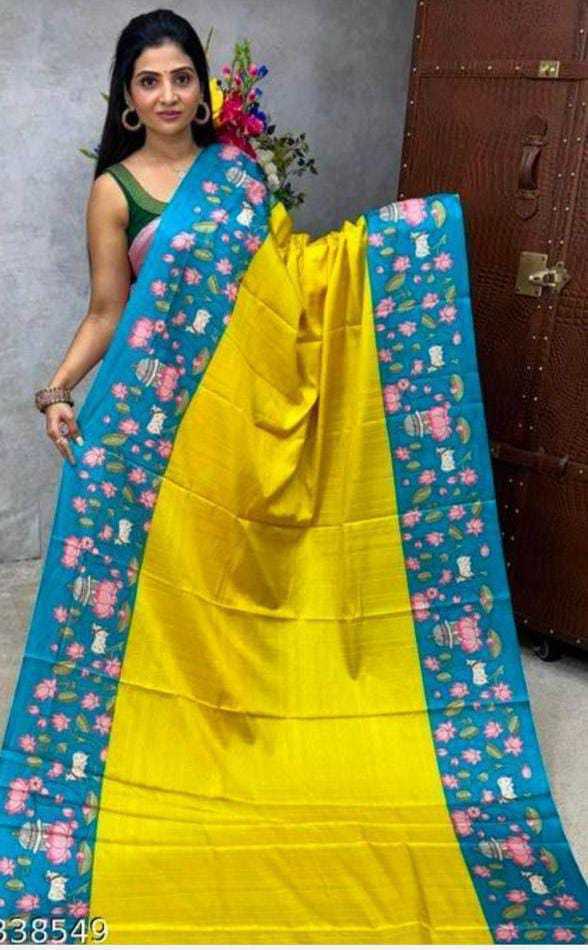 Linen Designer Saree