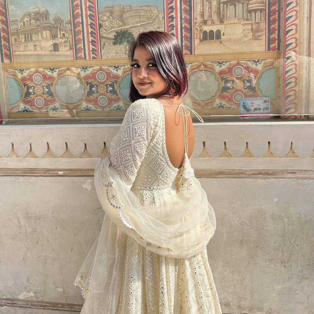 Faux Georgette Gown 5029