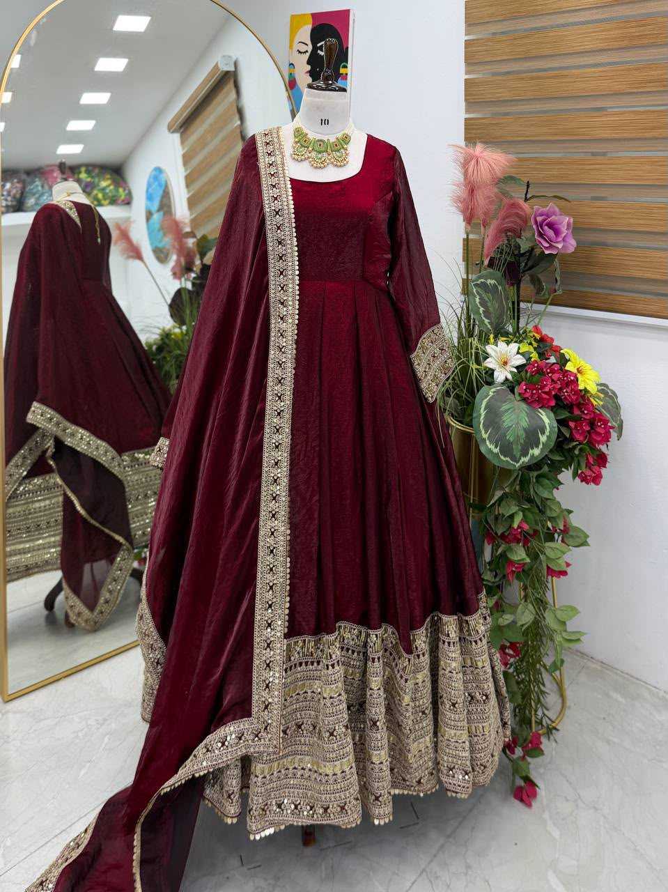 Fendy Printed Gown