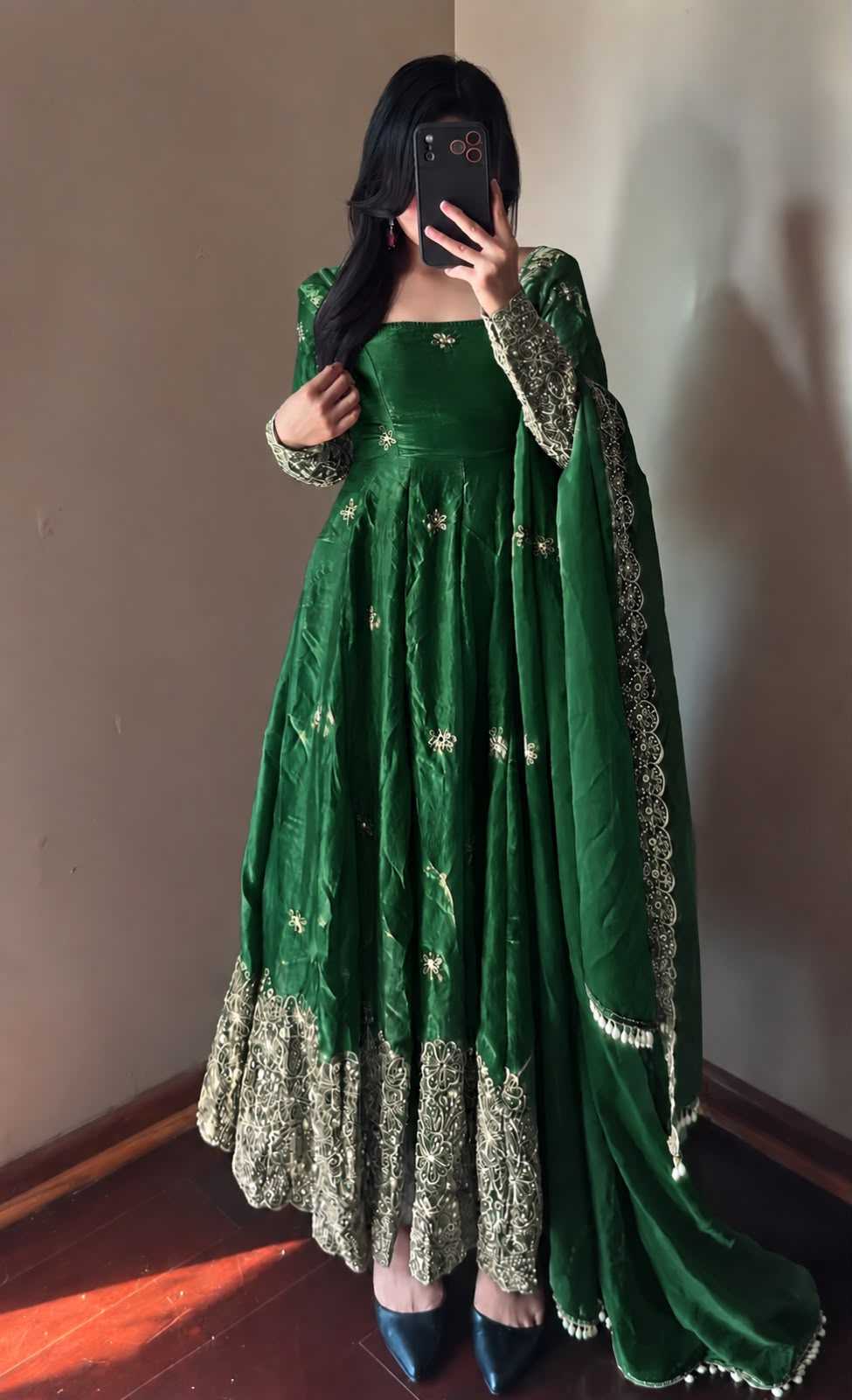 Candy Crush Silk Embroidery Gown
