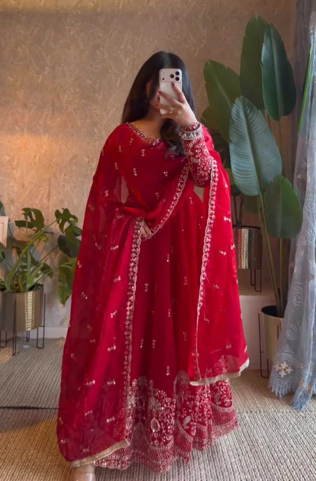 Kadva Coth Soft Silk Fancy Gown