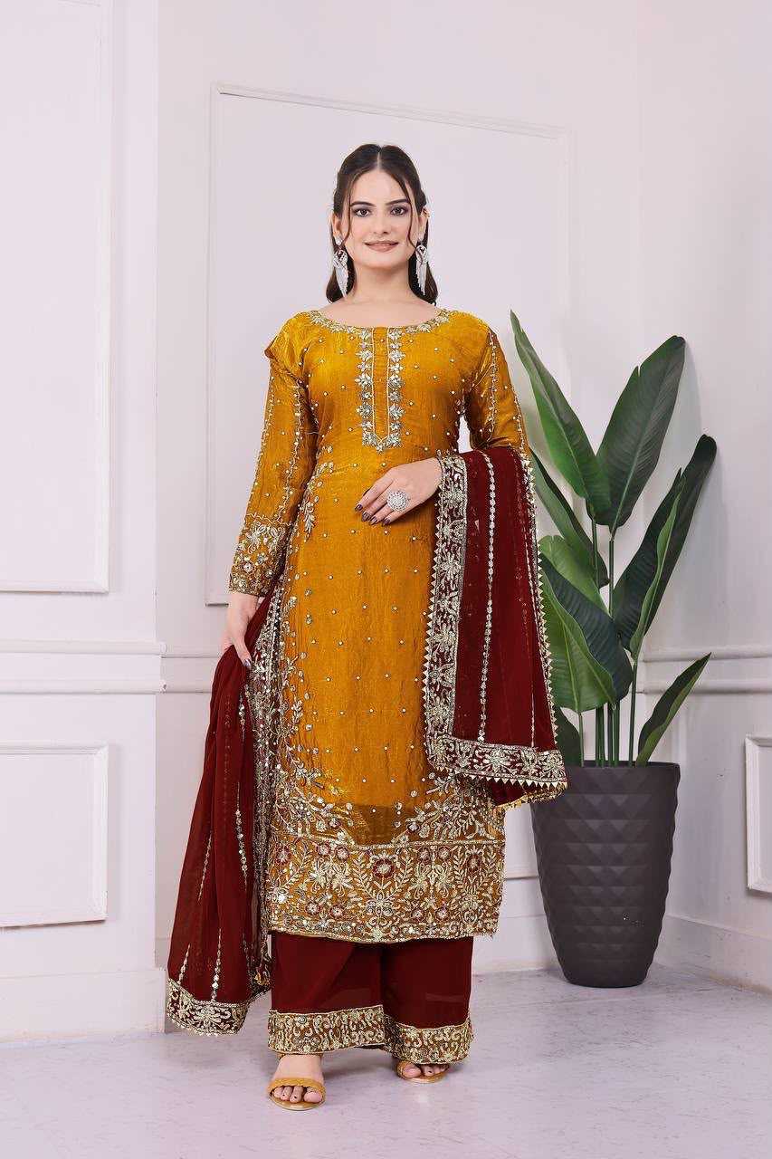 Embroidery Suit
