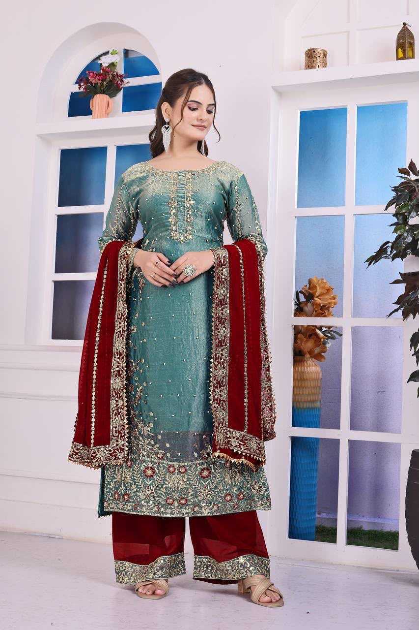 Embroidery Suit