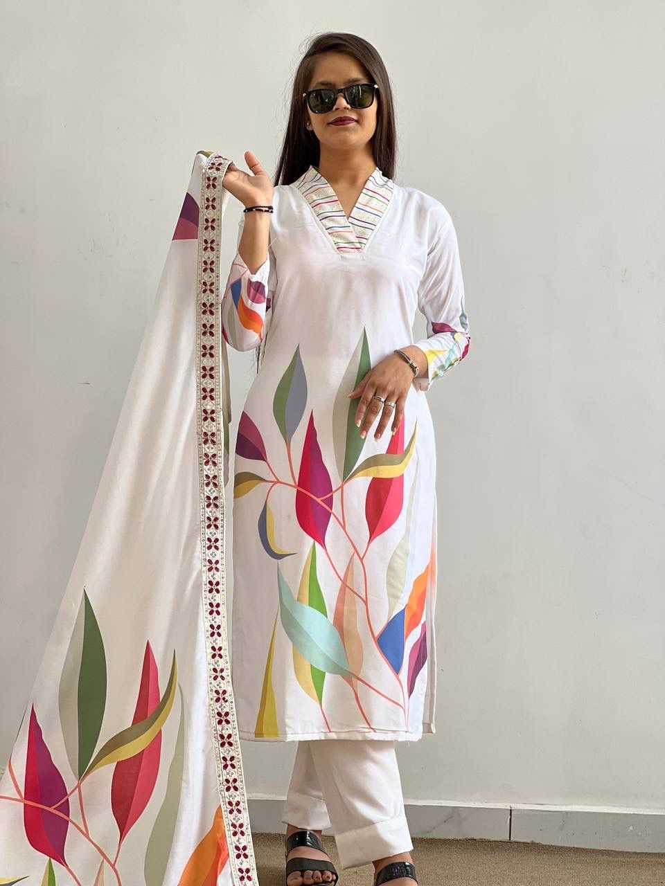 Cotton Printed Suit