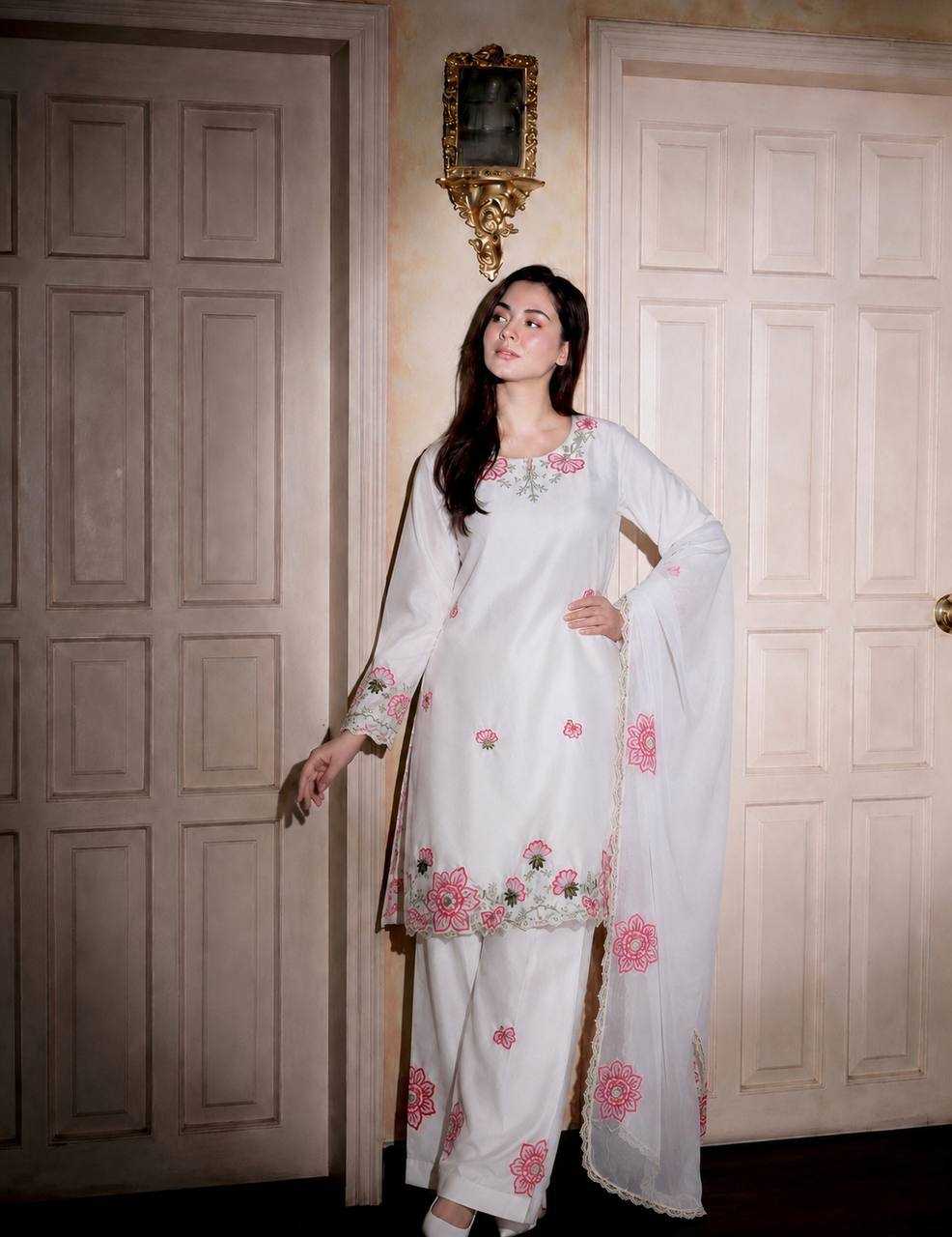 Pure Silk Sharara Salwar Suit