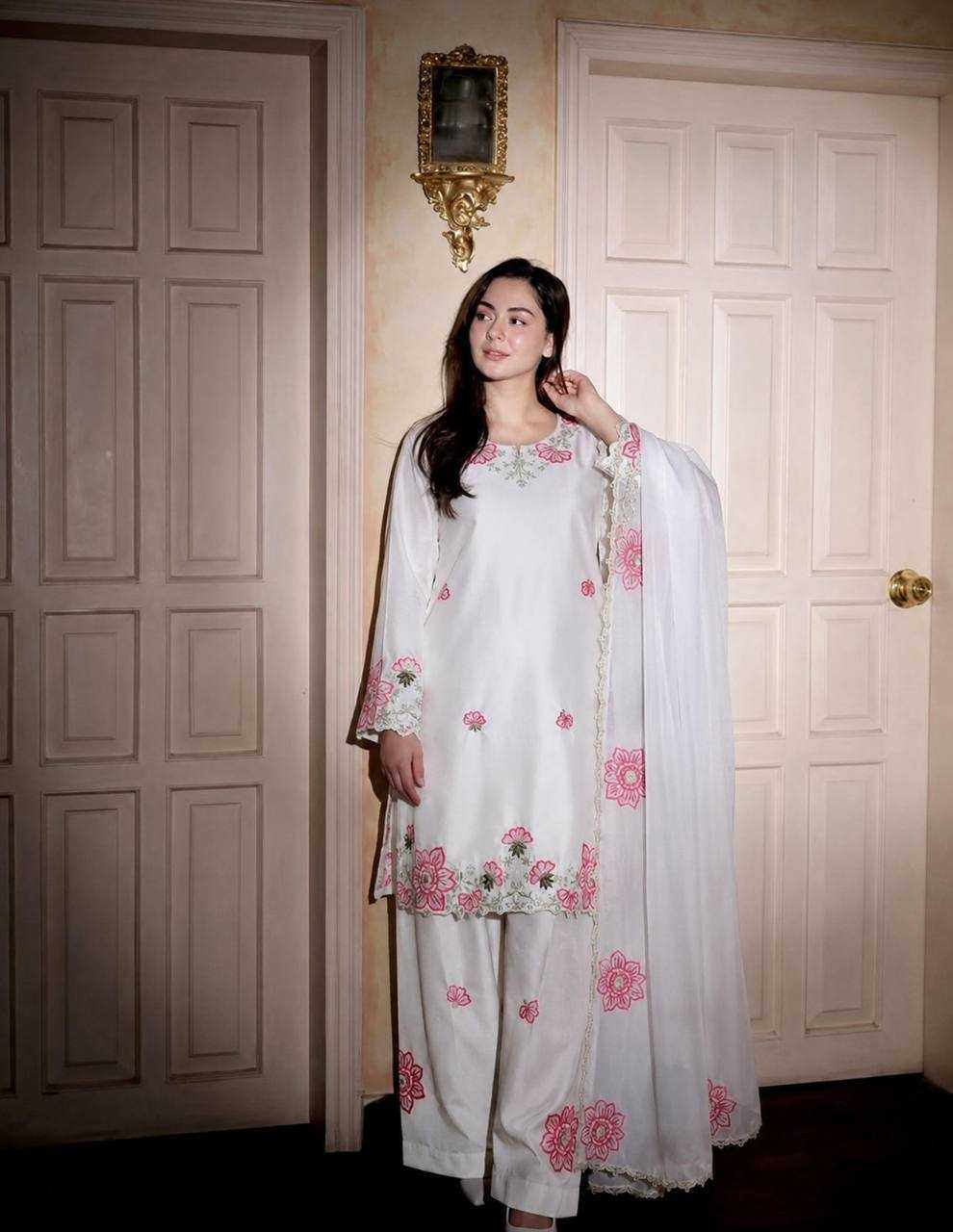 Pure Silk Sharara Salwar Suit