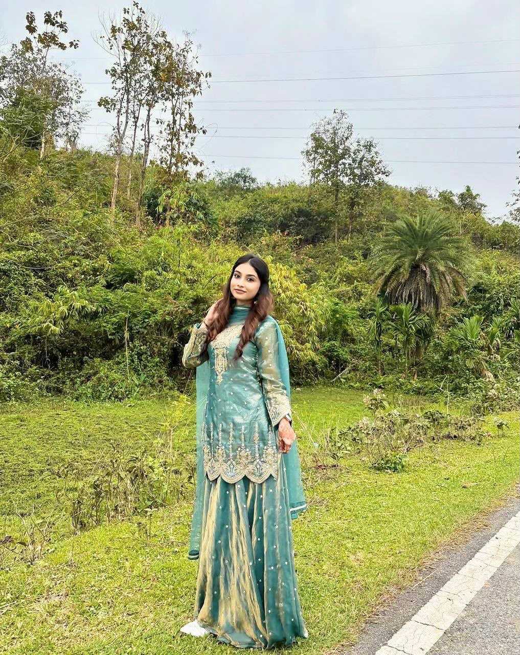 Heavy Silk Embroidery Suit