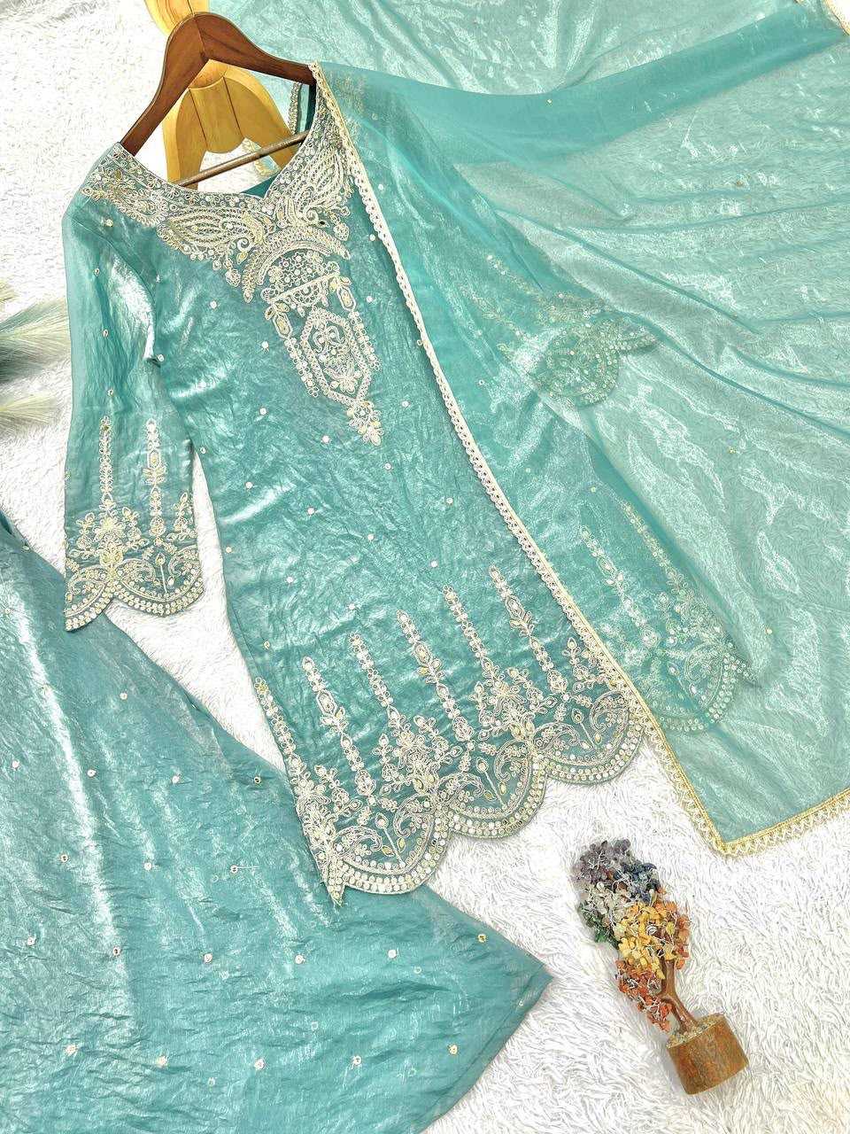 Heavy Silk Embroidery Suit