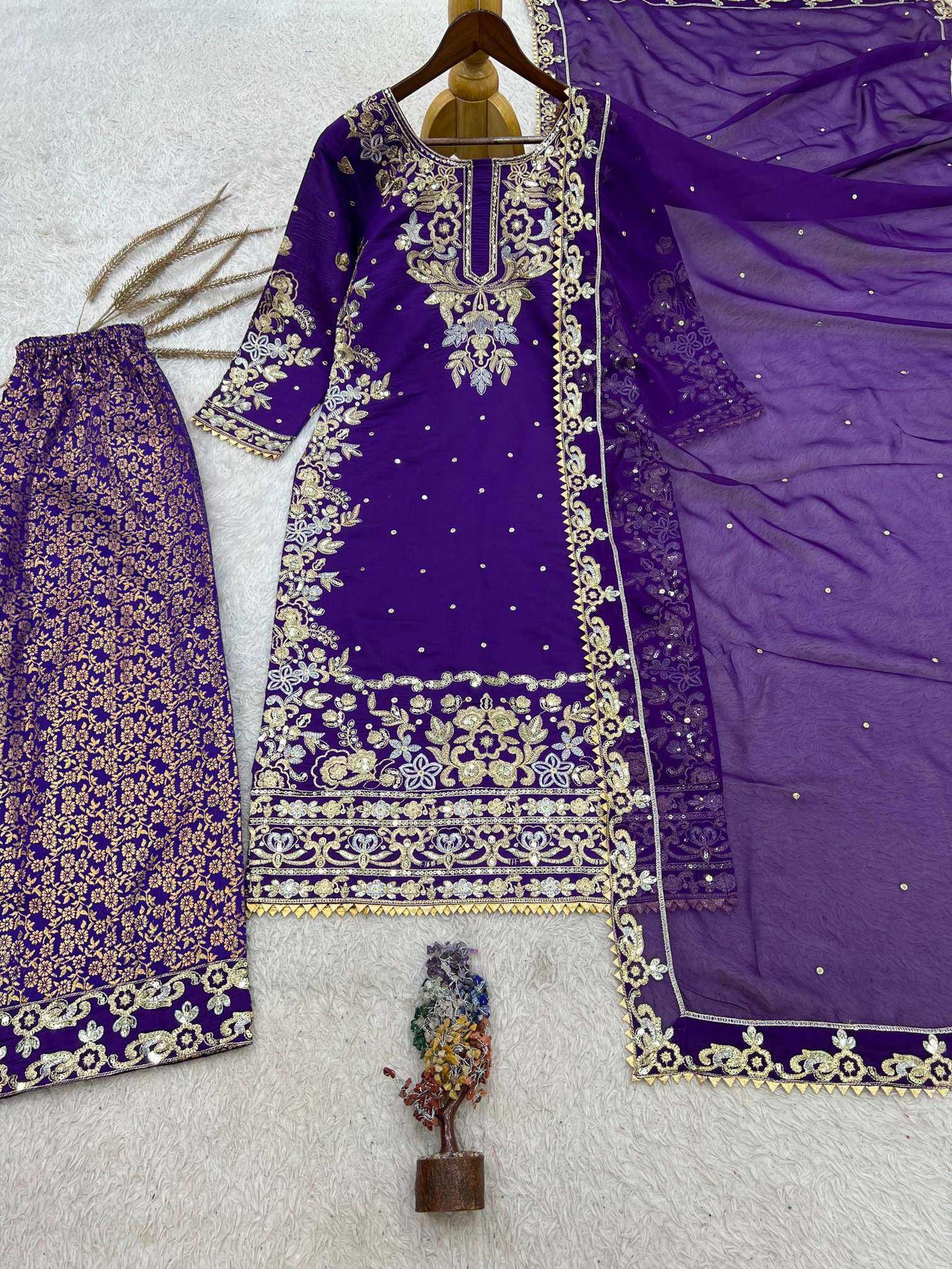 Embroidery Suit