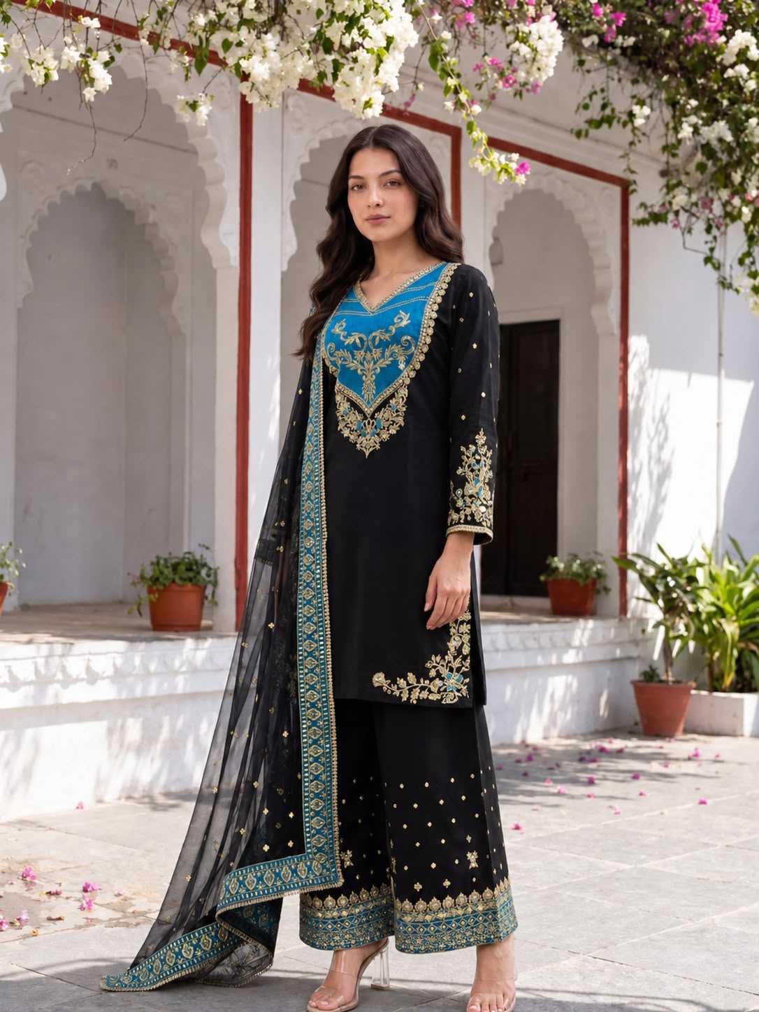 Cotton Embroidery Suit