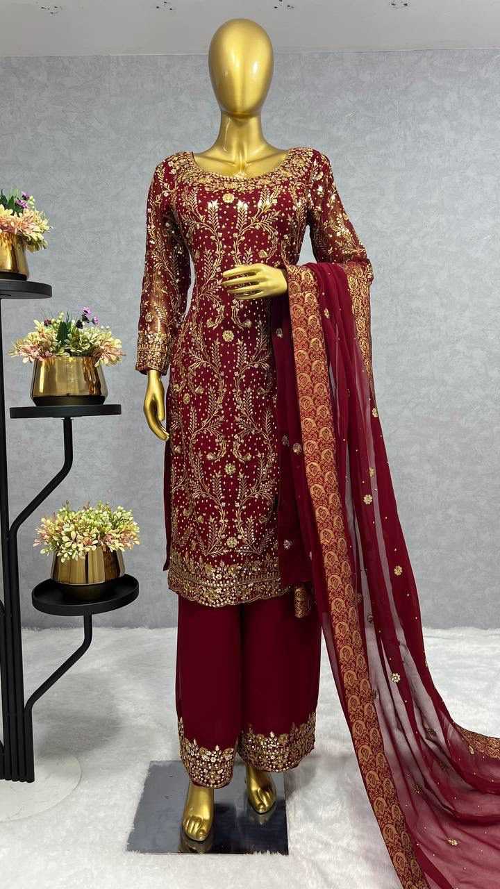 Faux Georgette Kurti
