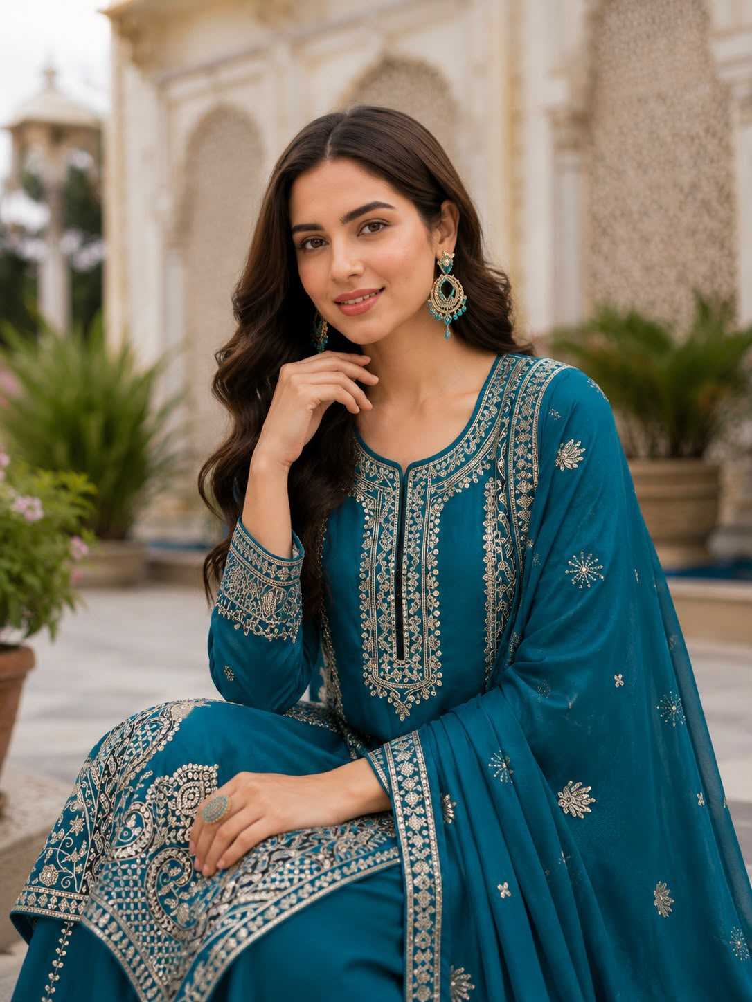 Embroidery Suit