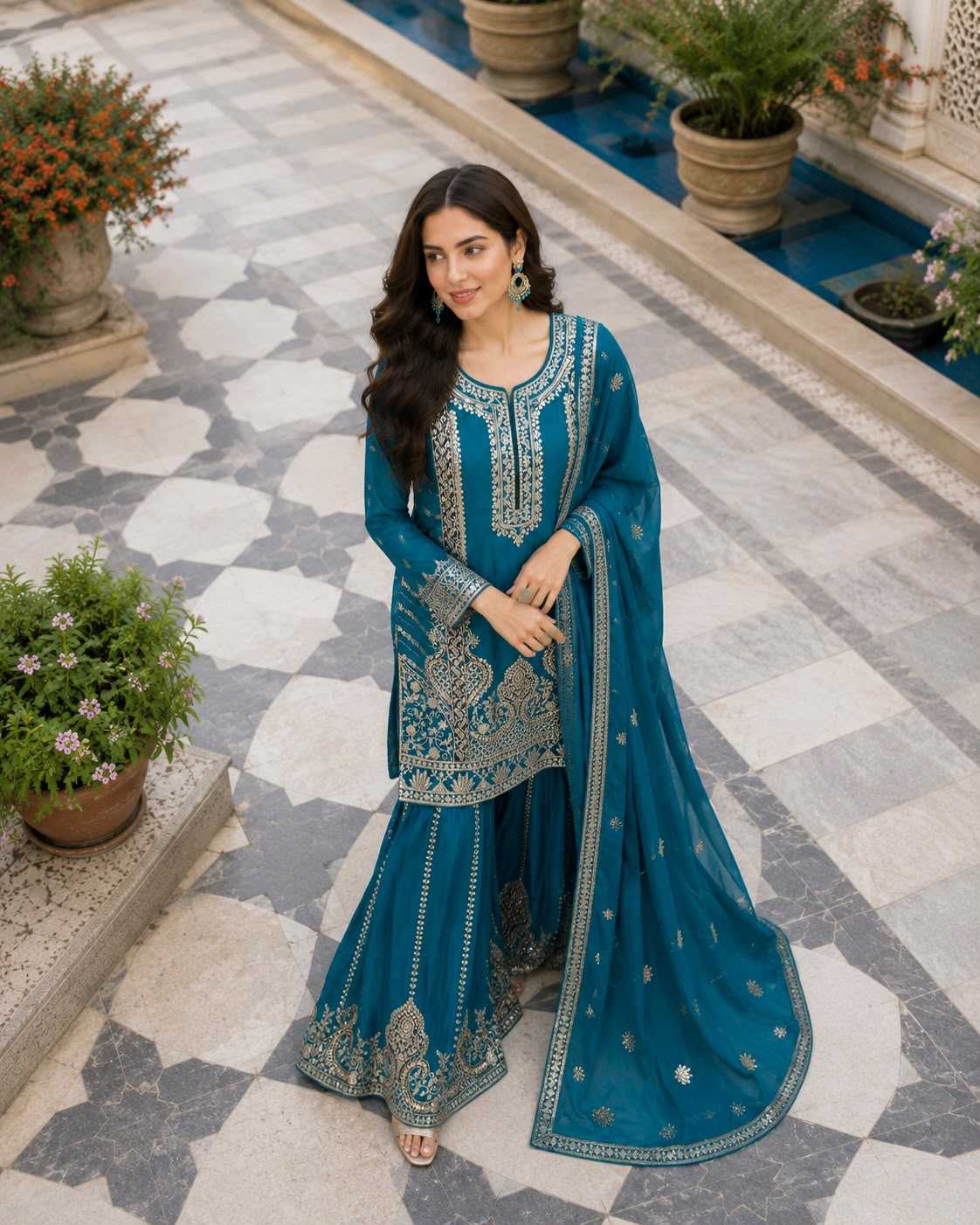 Embroidery Suit