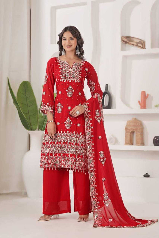 Faux Georgette Kurti 588