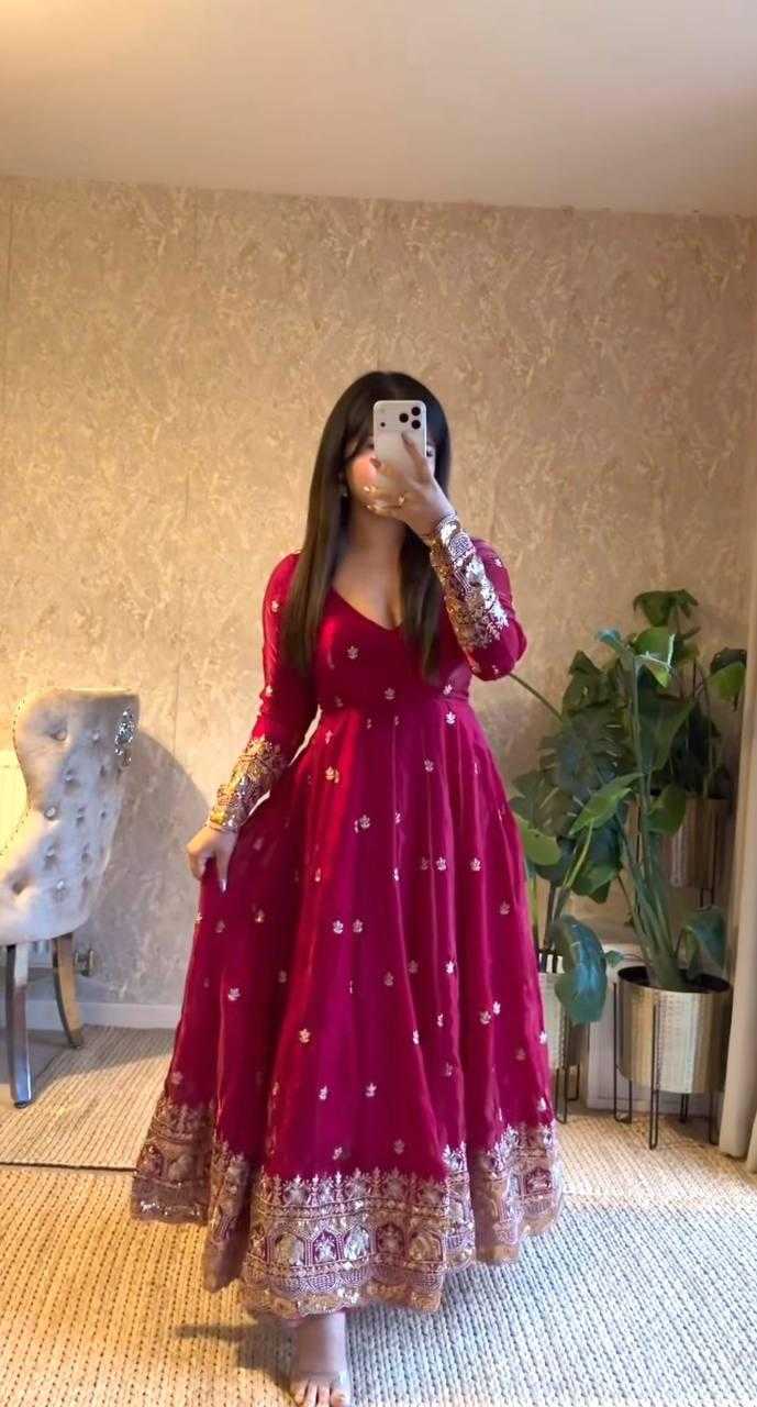 Embroidery Gown