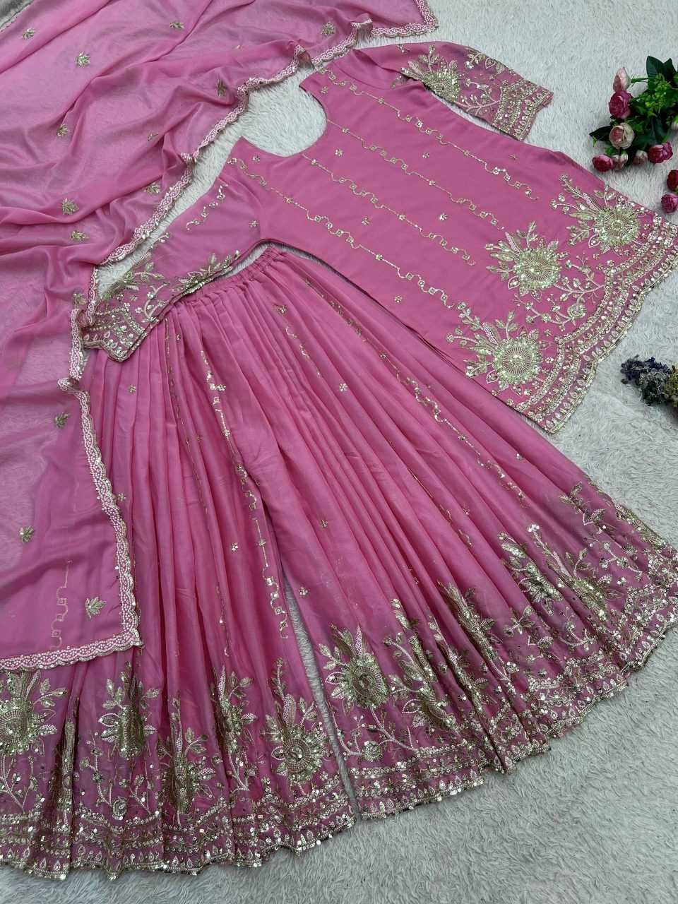 Heavy Silk Georgette Kurti