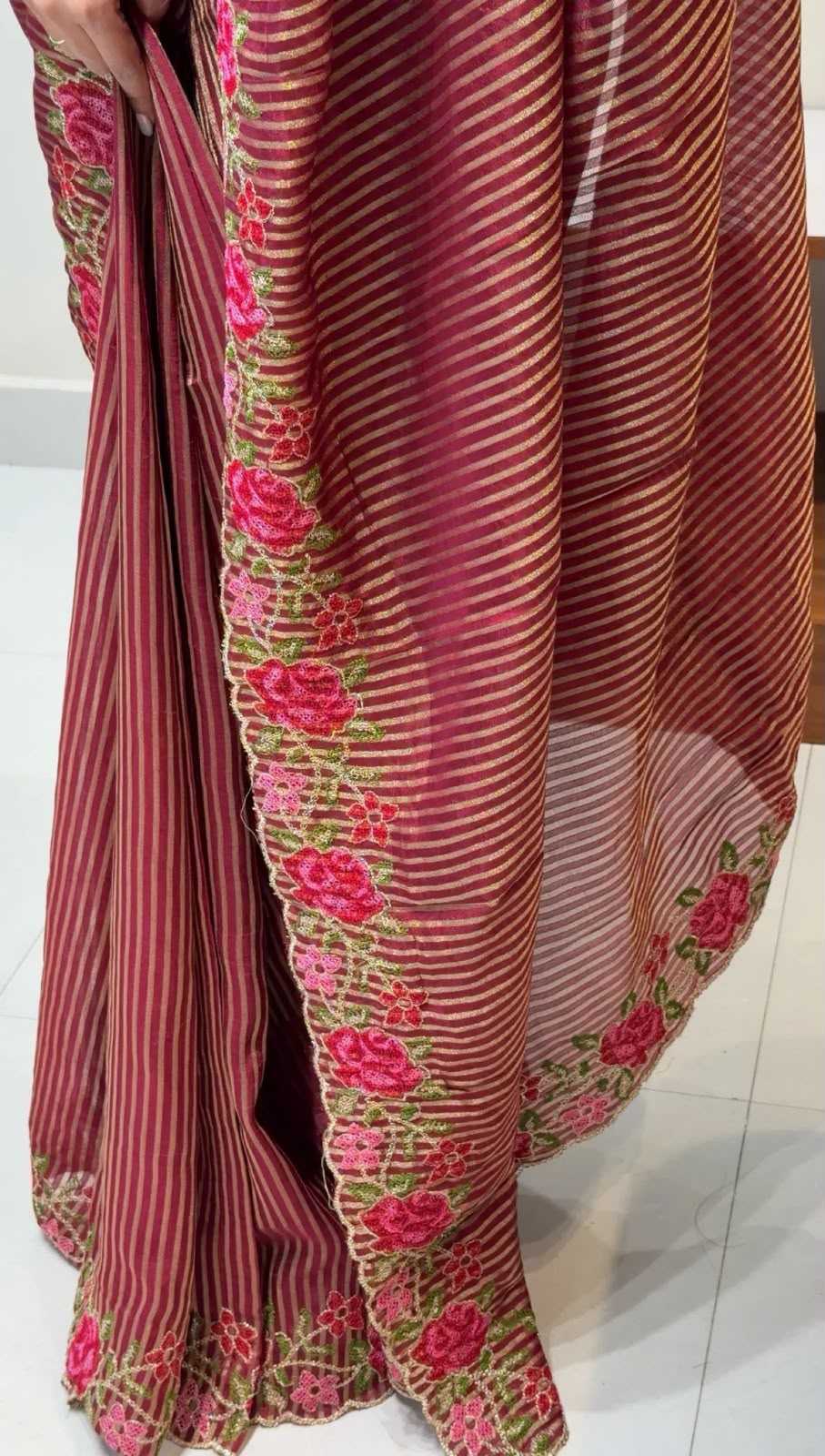 Viscose Georgette Saree